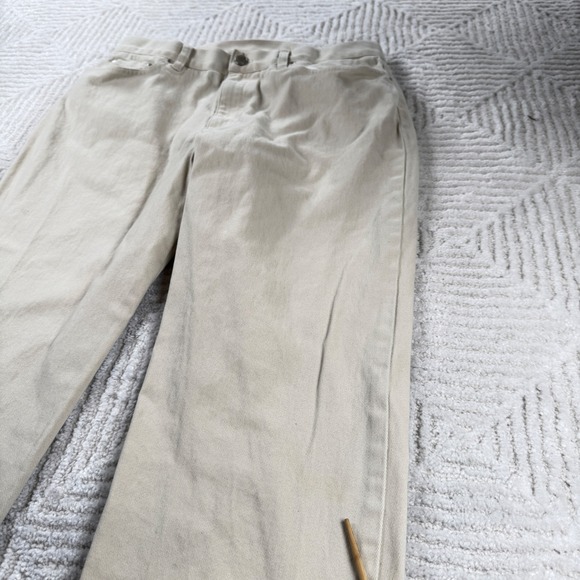 Jones New York Pants Women's 12 Khaki Beige Straight Leg Work Basics Casual - Picture 6 of 12